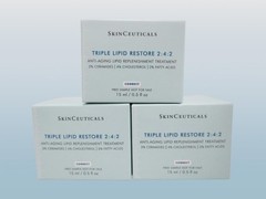 SKINCEUTICALS TRIPLE LIPID RESTORE 2:4:2 LIPID TREATMENT 0.5 OZ BOXED LOT OF 3