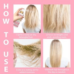 6.8Fl.oz Rose Water Hair Spray for Scalp Moisturizing, Natural Loc Gel for…