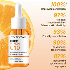 YOUNGCOME Vitamin C face serum with Glycerin. Brighting – moisturizing formula.