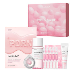 Medicube Salmon DNA PDRN Trial Kit | Glass Glow Mini Skincare Set with Toner, Se