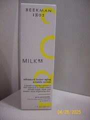 Beekman 1802 ~ Milk RX Advanced Better Aging Wrinkle Serum 1 fl. oz. NIB