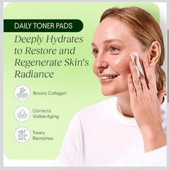 JiYu Toning Polish Pads | Korean Skincare For Dark Spots Wrinkles & Dull Skin |