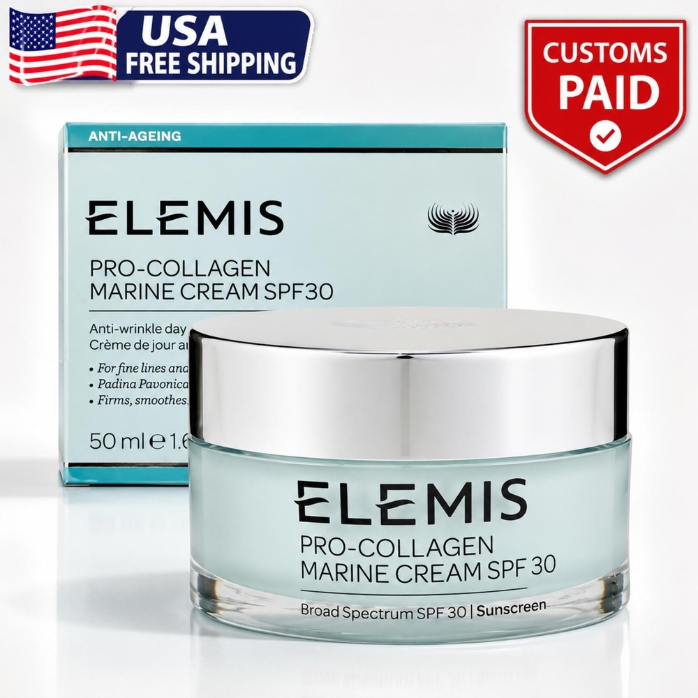 Elemis Pro-Collagen Marine Cream SPF 30 50ml Genuine New Sealed EXP 2027 ✅