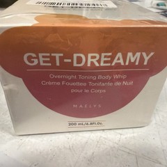 MAELYS Get-Dreamy Overnight Toning Body Whip 6.8 fl oz New in Sealed Box