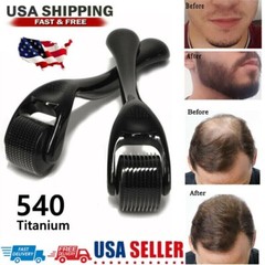 Beard Derma Roller For Hair Loss And Fast Beard Growth Titanium ✅✅Top Quality✅