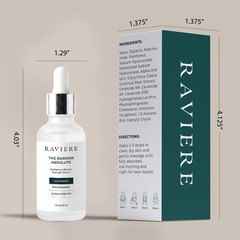 Raviere Face Serum Niacinamide, Alpha Arbutin, Ceramides for Glow & Hydration