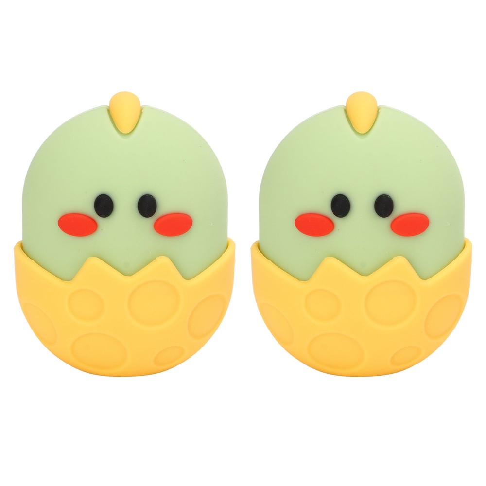 2pcs Yellow Chicken Ice Face Mold Eye Roller