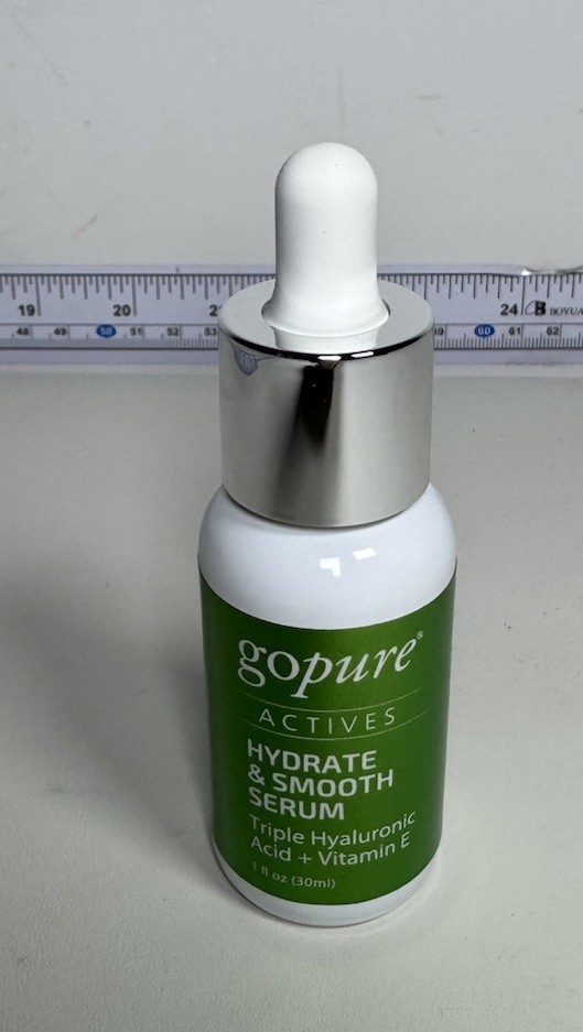 goPure Actives Hydrate & Smooth Serum Triple Hyaluronic Acid + Vit E 1 oz Read