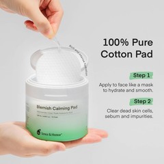 Niacinamide, Centella & Hyaluronic Acid Serum Pad – Korean Brighten, Soothe &…