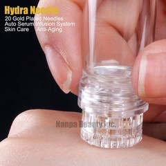 Brand New 0.25/0.5/1.0/0.6/1.5mm 20 Pins Derma Roller With bottle Skin Care Tool