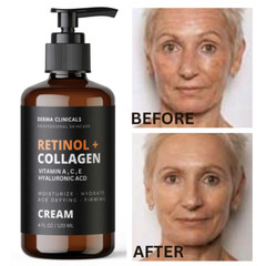 2 PK Retinol, Niacinamide Vita C Hyaluronic Acid Collagen Wrinkle SERUM + CREAM