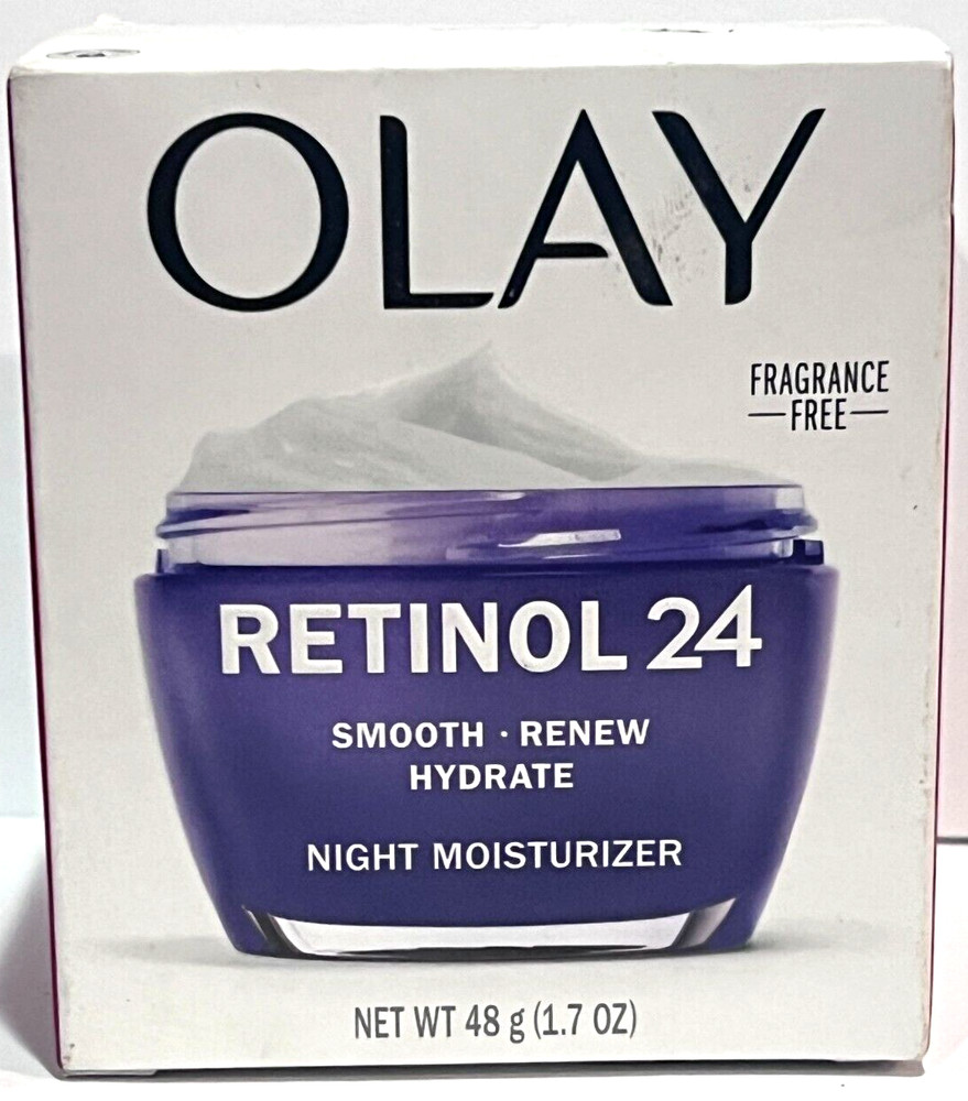 Olay Regenerist Retinol 24 Night Face Moisturizer – 1.7oz FRAGRANCE FREE (NEW)