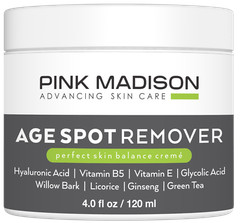 Age Spot Remover Face Body, Hands, Neck. Dark Spot Corrector Cream. Made in USA