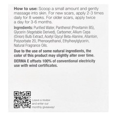 Derma E Scar Gel 2 oz 56 g Cruelty-Free, Gluten-Free, No Artificial Colors,