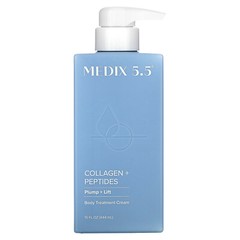 Body Treatment Cream, Collagen + Peptides, 15 fl oz (444 ml)