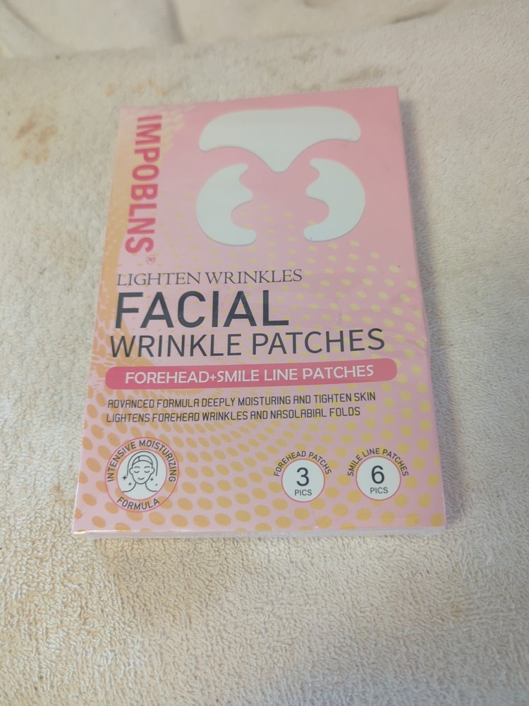 Impoblins Lighen Wrinkles Facial Wrinkle Patches Forehead Smile Line 9 Pics