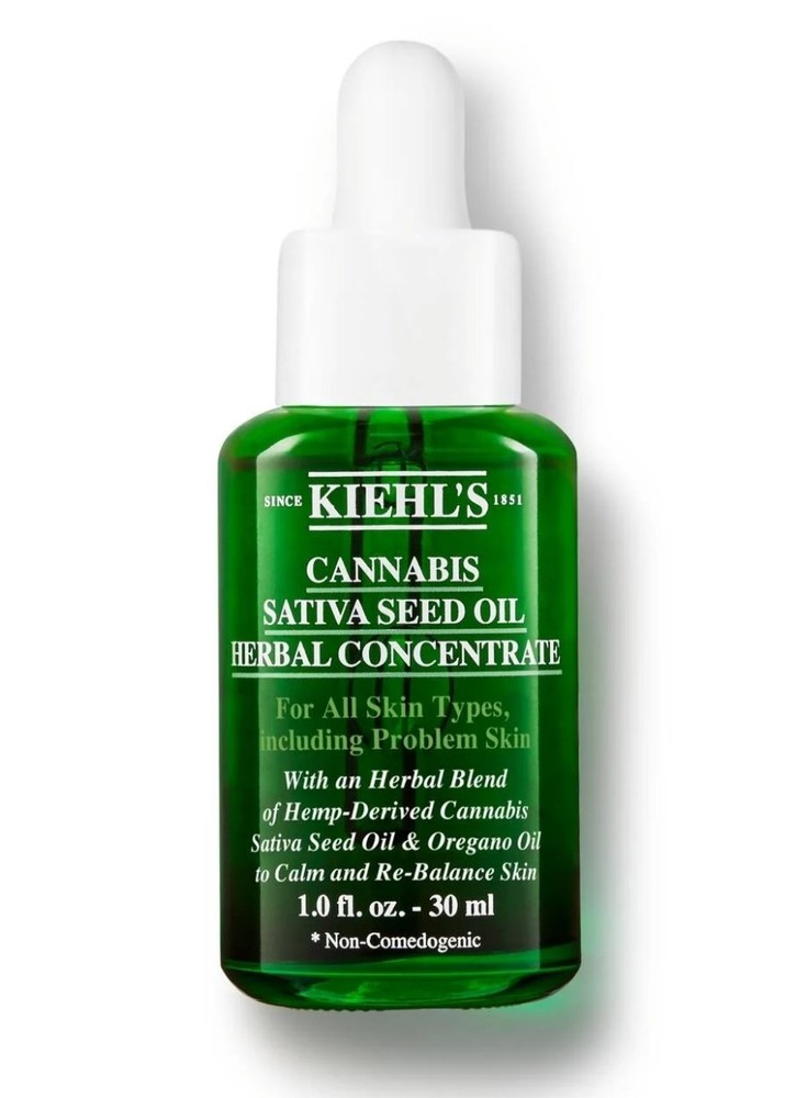 Kiehl’s Sativa Seed Facial Oil Herbal Concentrate 30ml New