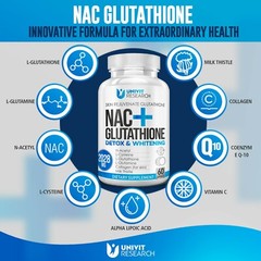 NAC Glutathione Skin Whitening Bleaching Anti-Agin Acne Scar & Dark Spot Remover