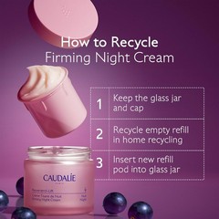 Caudalie Resveratrol Lift Firming Night Cream REFILL 50ml 1.6oz NEW IN BOX FAST