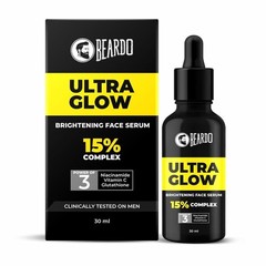 Beardo Ultra Glow Brightening Face Serum 30ml Niacinamide Vitamin C Men