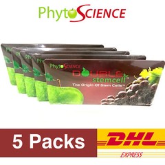 5 x Phytoscience Apple Grape Double StemCell stem cell anti aging EXP 2027