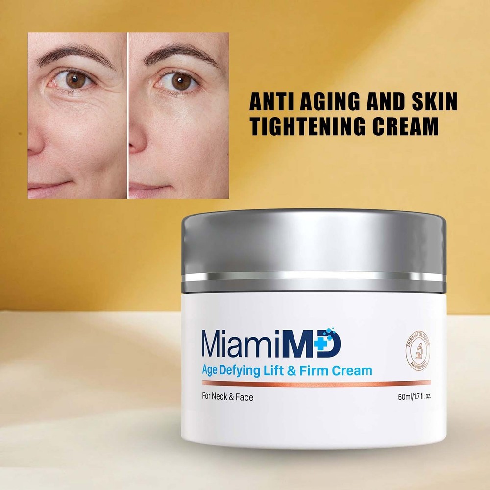 Defying Lift Tightening Firm Cream For Neck & Face Skin and Cream MiamiMD Age