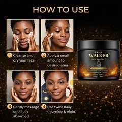 Walker Skin Protect Cream Black Women Gentle Facial Skin Care Moisturizing Cream