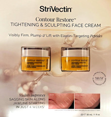 NEW StriVectin CONTOUR RESTORE TIGHTENING AND SCULPTING FACE CREAM 2 PK. 1oz Ea