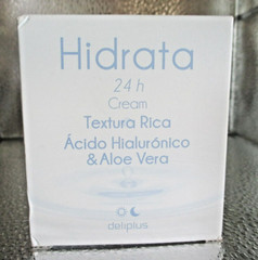 HIDRATA 24 H Cream Daily Use 50ml Brand DELIPLUS Made in SPAIN