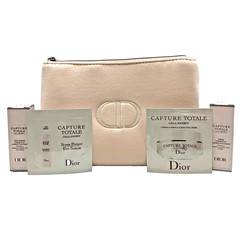 Dior 5 Piece Capture Totale Gift Set Firming Cream & Eye Serum with Blush Pouch