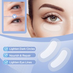 Microneedle Eye Patches with Hyaluronic Acid – Reduce Under Eye Bags & Lines