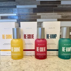 MAELYS Full Size 3-Piece Set RE-SOLVE RE-VAMP RE-SHINE Body Care Set New In Box