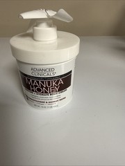Advanced Clinicals Manuka Honey Moisturizing Skin Lotion Daily Use – 16 oz NEW