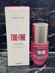 Maelys TOO-FINE Clinically Proven Face Sculpting Serum 0.5 Fl. Oz. NEW