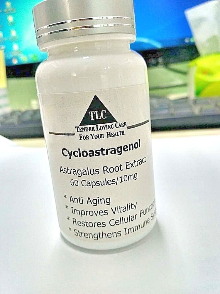 TLC CYCLOASTRAGENOL 10 mg – 60 Caps Feel Younger #1 RATED – Compare to TA65