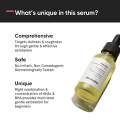 Minimalist 10% AHA BHA Exfoliating Serum For Smooth Skin 30ml