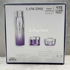 Lancome 3pcs Set Renergie Triple Serum 1.69oz Yeux Eye Cream 0.5oz Cream 0.5oz