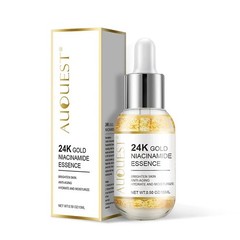 AUQUEST 24K Gold Face Serum Hyaluronic Acid Anti Aging Moisturizing Skin