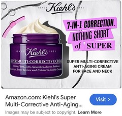 Kiehl’s Super Multi-Corrective Anti-Aging Face and Neck Cream – 2.5 oz