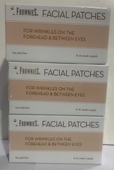 3 Pack Frownies Facial Patches Forehead & Between Eyes Wrinkle Patches 144 Ct