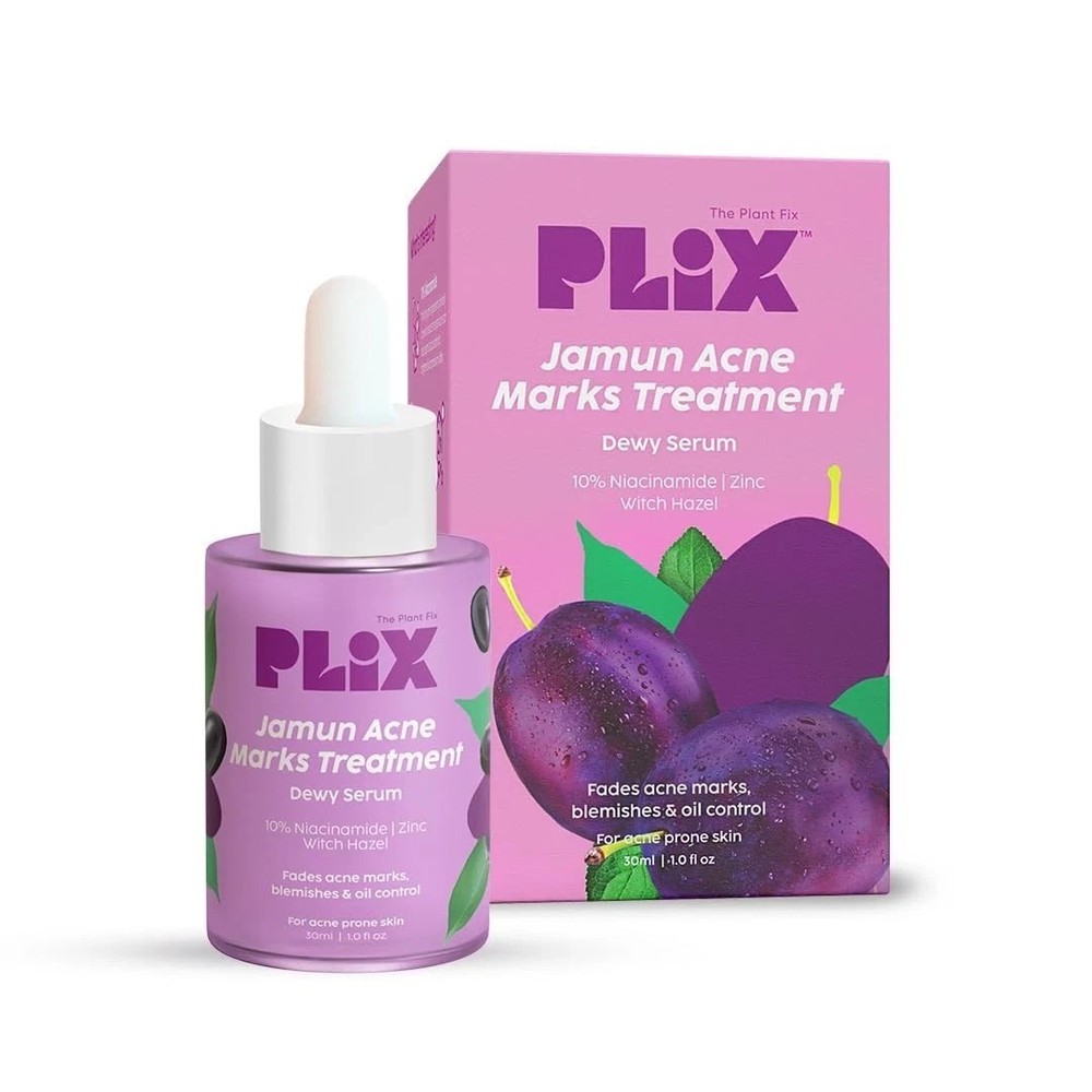 Plix Jamun Acne Marks Dewy Serum 10% Niacinamide For All Skin Types 30ml