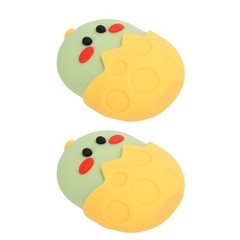 2pcs Yellow Chicken Ice Face Mold Eye Roller