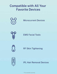 10Oz Microcurrent Conductive Gel – Hydrating Gel with Hyaluronic Acid & Aloe Ver