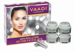 Facial Kit Anti Pollution Silver Cleansing Cream Face Scrub Massage Cream Face P