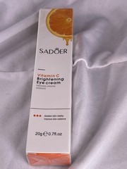 Vitamin C Brightenining Eye Cream By Sadoer .77 Fl Oz/20 ml NEW