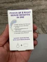 Olay Mini Super Serum Night Repair – 0.4 oz – Fragrance Free – Power of 5-in-1