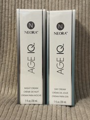 SealedNIB NEORA AGE IQ DAY & NIGHT CREAM Set – Guaranteed Authentic 3/28 & 12/27