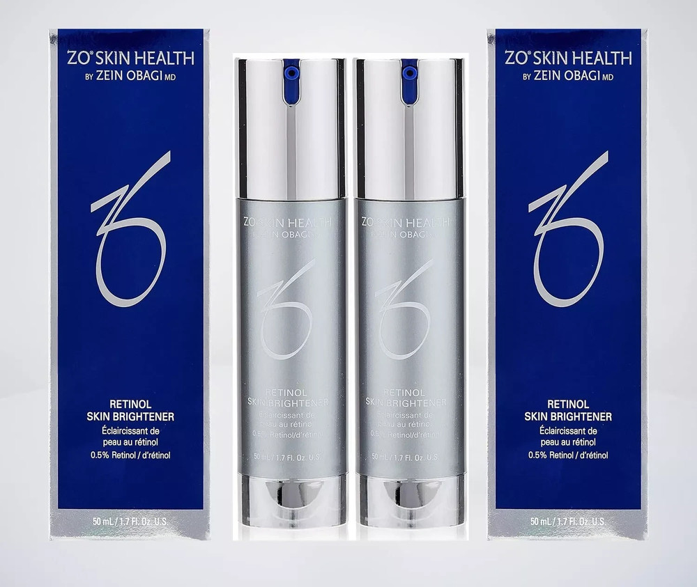 Lot of 2 ZO Skin Health Retinol Skin Brightener 0.5% 1.7 fl oz50 milliliter. mod