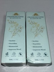 2 Sealed Frankincense & Castor Oil Skincare 1.7 Oz Each