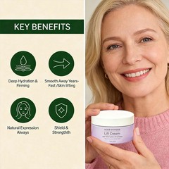 Noor Wonder Lift Cream Anti-Wrinkle Firming Anti-Aging Skin Care 60ML